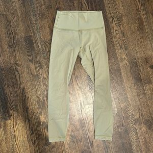 Olive Green Lulu Leggings